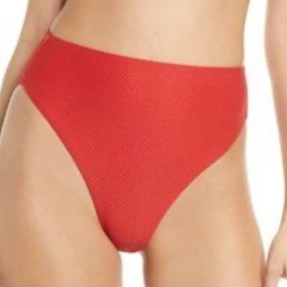 NWOT Chelsea28 Easy Retro High Waist Swim Bottom Medium - Picture 1 of 9